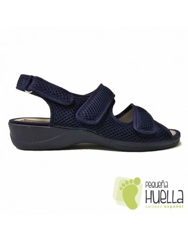 Sandalias Anatómicas Azul Marino Mujer Doctor Cutillas 21739
