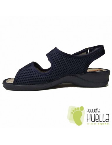 Sandalias Anatómicas Azul Marino Mujer Doctor Cutillas 21739