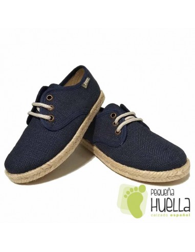 Alpargatas Lino Azul Marino para Niños de comunión