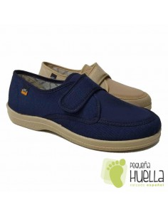 Zapatillas de tela con velcro Doctor Cutillas 21300