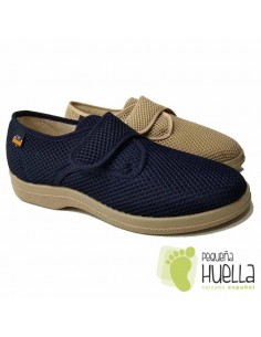 Zapatillas Caballero de tela con velcro Doctor Cutillas 21310
