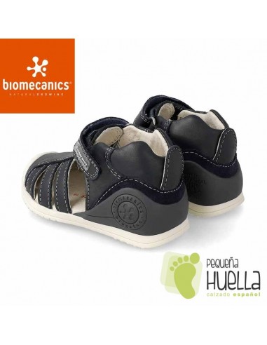 Comprar sandalias para niño de piel azul Biomecanics Madrid 192125