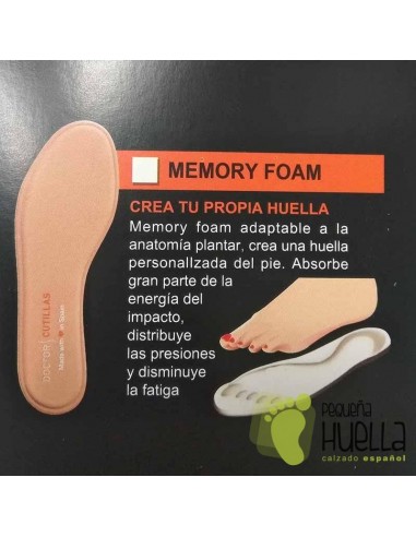 Plantillas Memory Foam Doctor Cutillas