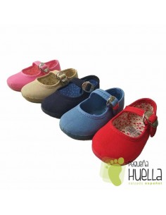 Merceditas para niñas de tela 2