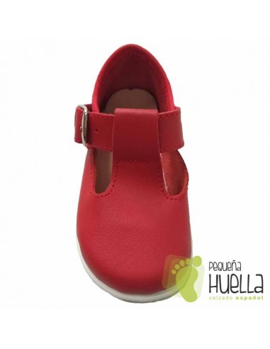 Pepitos Piel Rojos para Niños Con Hebilla