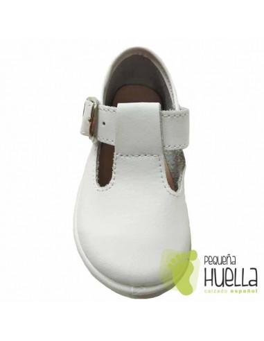 Pepitos Piel Blancas para Niños Con Hebilla