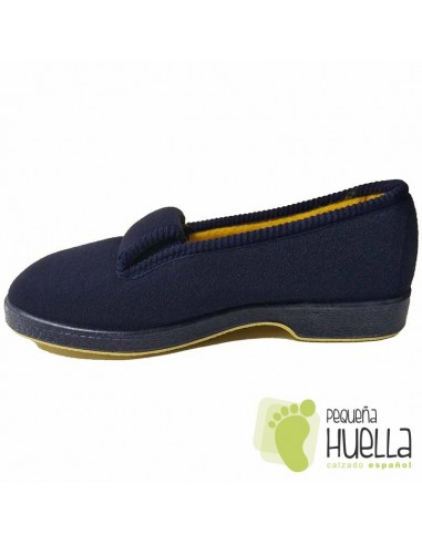 Zapatillas Casa Paño azul Señora Mayor Doctor Cutillas 472