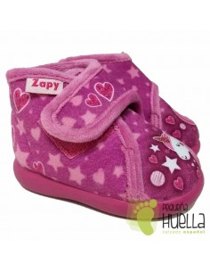 Botitas de Casa para Niñas Unicornio Zapy