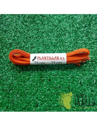 cordones naranjas elásticos 75 cm