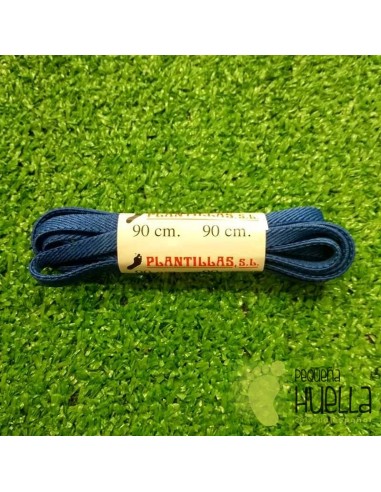 cordones azul francia elásticos 90 cm