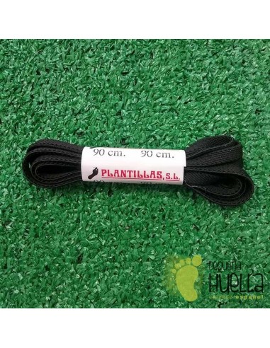 cordones negros elásticos 90 cm