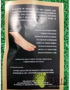 Separador de dedos de gel 2