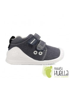 Zapatillas lona azul Biomecanics 202210 2