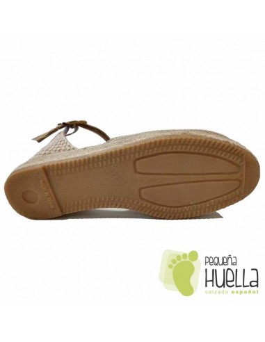 Alpargatas Valencianas lino para niñas