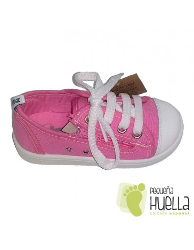 Zapatillas Lona rosas para Niñas Con puntera de goma Zapy