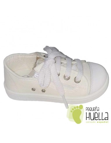 Zapatillas Lona marrón tostado para Niños y Niñas Con Puntera de goma Zapy