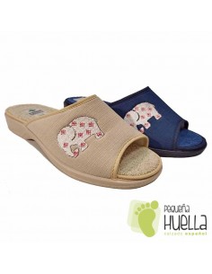 Zapatillas de Casa toalla rizo anatómicas de Mujer / PERCLA