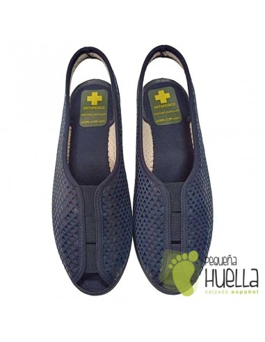 Sandalias azul marino señoras Doctor Cutillas 9821