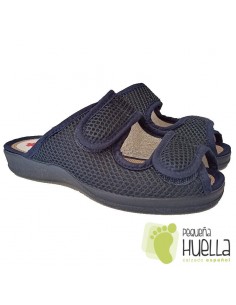 Zapatillas azules de mujer ajustables para el verano Ruiz y Gallego 930 2