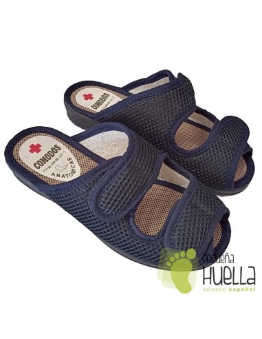 Zapatillas rejilla de señora con velcro para el verano Ruiz y Gallego