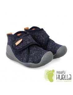 BIOMECANICS ZAPATILLAS CASA BEBÉS AZULES 191172