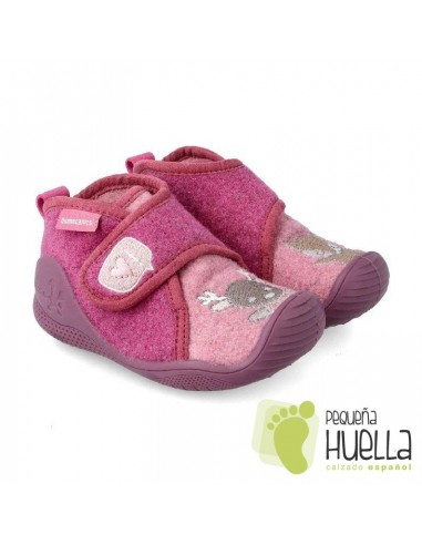 Zapatillas rosas de casa para bebés BIOMECANICS 201171