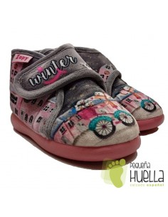 Botitas de Casa para Niñas bicicleta Zapy