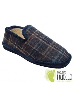 Zapatillas forradas de cuadros para hombre Berevëre IN9750 2