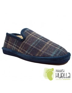 Zapatillas forradas de cuadros para hombre Berevëre IN9750