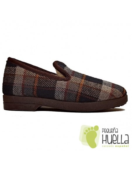 comprar Zapatillas de cuadros lana para Caballero CRUAN 660
