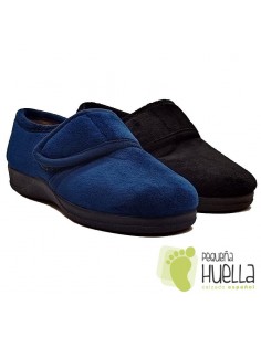 Zapatillas negras señora Ruiz y Gallego 870