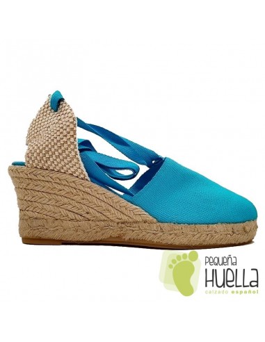 comprar ALPARGATAS VALENCIANAS DE CUÑA CON CINTAS online