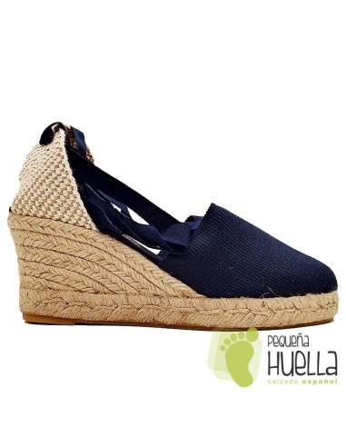 comprar ALPARGATAS VALENCIANAS DE CUÑA CON CINTAS online