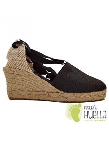 comprar ALPARGATAS VALENCIANAS DE CUÑA CON CINTAS online
