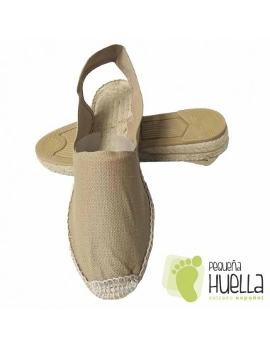 comprar Alpargatas cuña baja destalonada Mujer PASFOR online