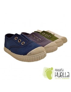 Zapatillas con elástico Lona Laro