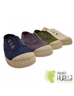 Zapatillas con elástico Lona Laro 2