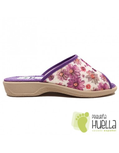 Zapatillas anatómicas con flores de mujer / PERCLA