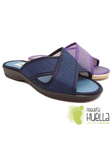 Zapatillas anatómicas cruzadas de mujer / PERCLA 4222