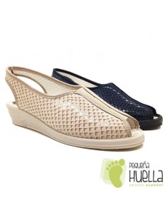 Sandalias señora azules Doctor Cutillas  9821