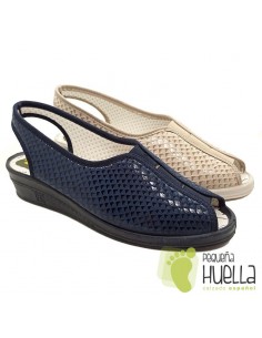 Sandalias señora azules Doctor Cutillas  9821 2