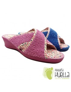 Zapatillas de Rizo Abierta y Cruzada Rizo para Mujer J. Ortega 3201