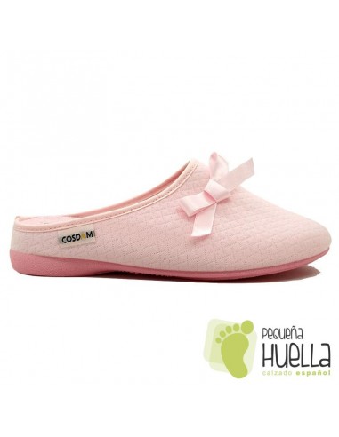 Zapatillas rosas mujer casa Cosdam 0532