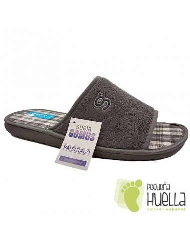Zapatillas toalla grises hombre Niagara 689