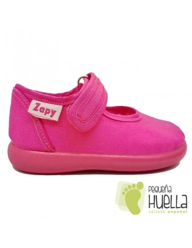 Merceditas lona fucsia para Niñas ZAPY 101