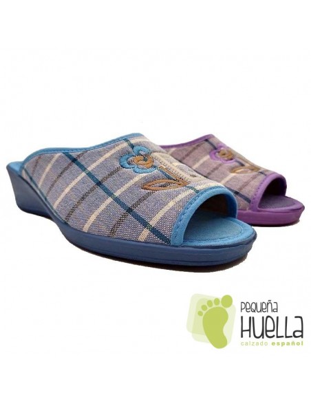 comprar Zapatillas casa para señora con cuña, CASA DONA 070