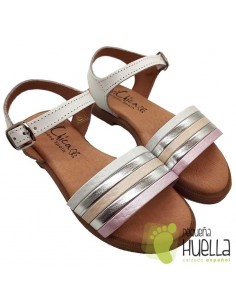 comprar Sandalia Piel para niñas Marichica 463 online 2