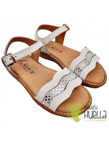 Sandalia Piel para niñas Marichica 423