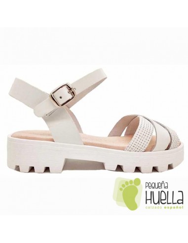 Sandalias Piel para niñas Marichica 498