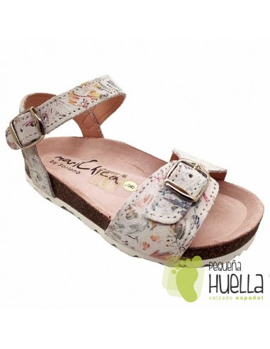 Sandalia Piel para niñas Marichica 524